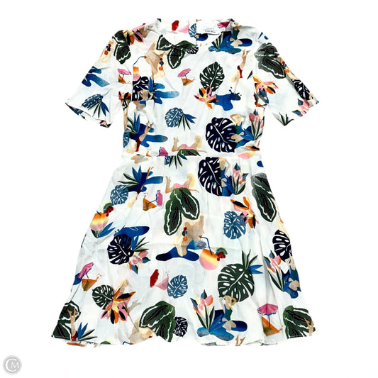 Dress Casual Short By Anthropologie In White, Size: M