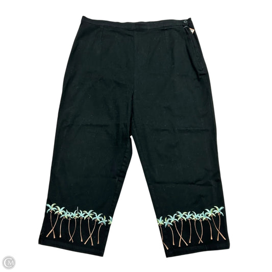 Pants Wide Leg By David Paul In Black, Size: 18