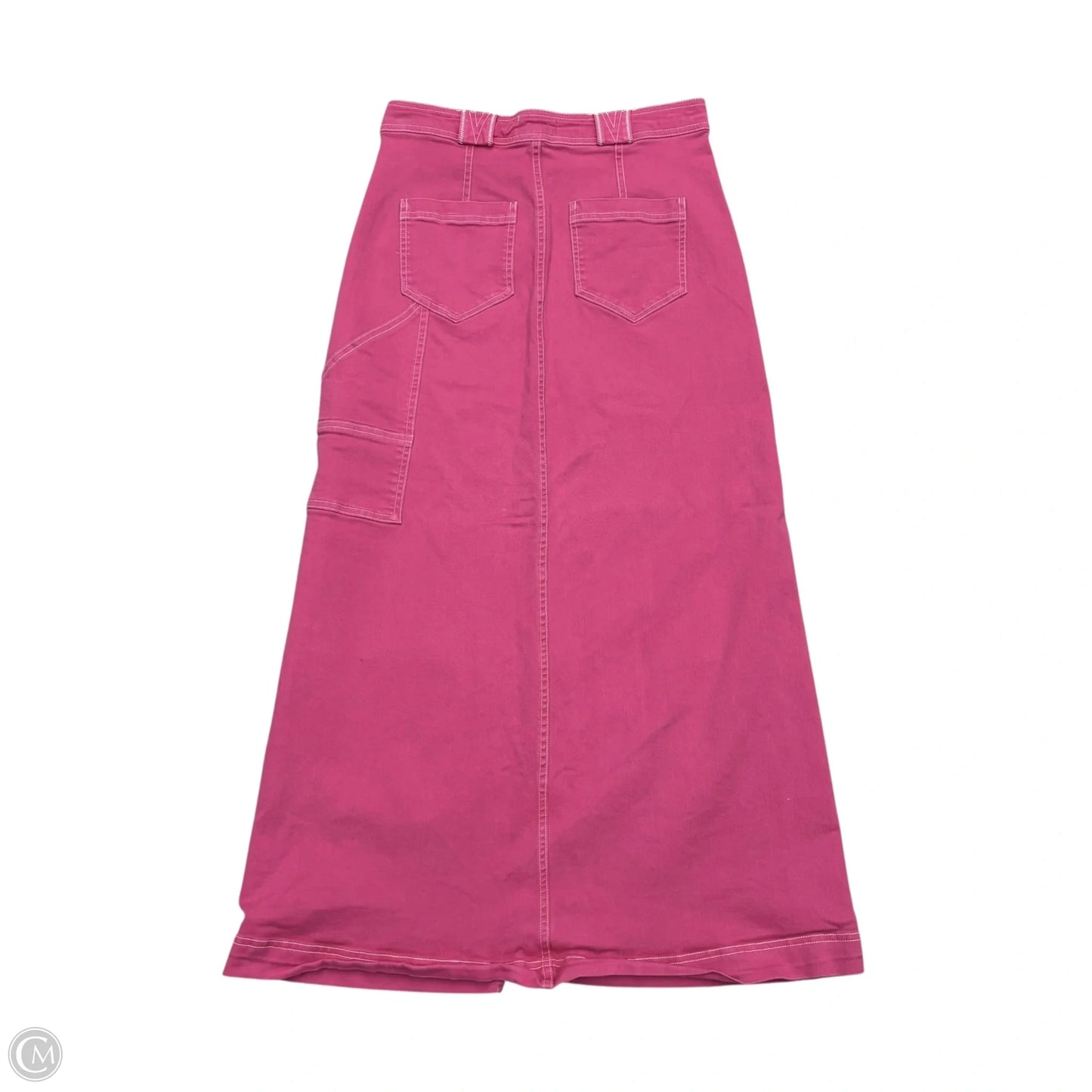 Skirt Maxi By Pilcro In Pink Denim, Size: 8