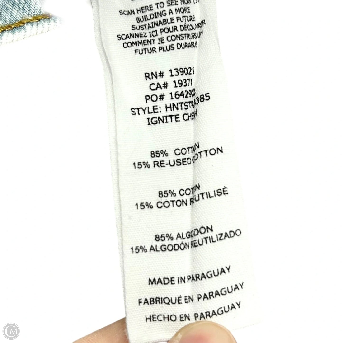 Jeans Straight By Frame In Blue Denim, Size: 0