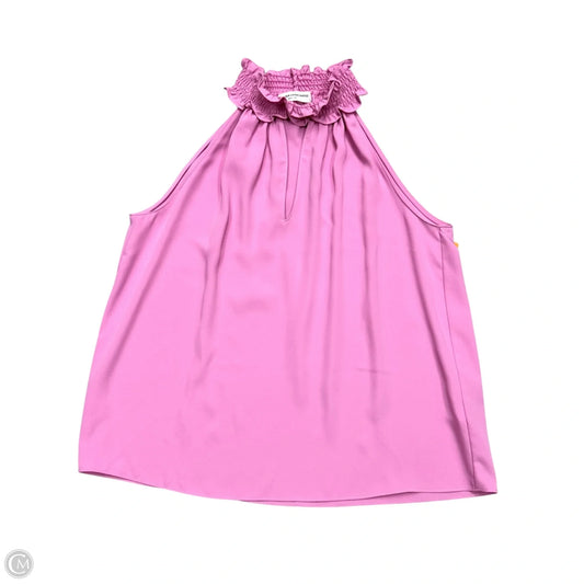 Blouse Sleeveless By Amanda Uprichard In Pink, Size: M