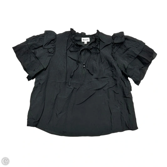 Top Short Sleeve By &merci In Black, Size: L