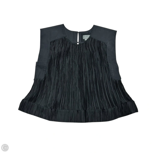 Top Short Sleeve By Anthropologie In Black, Size: S