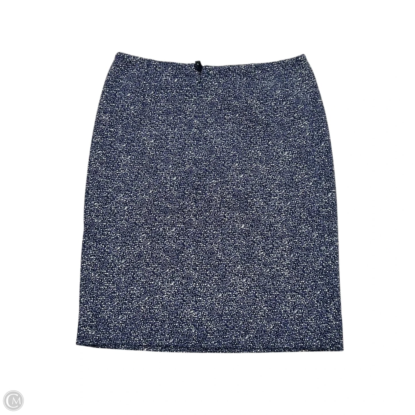 Skirt Mini & Short By Akris In Blue & White, Size: 2