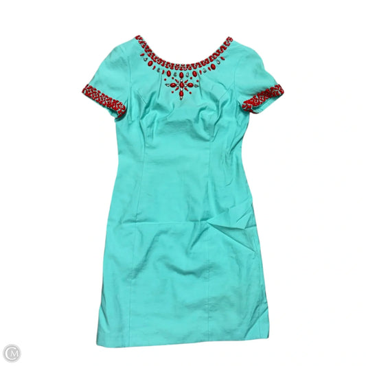 Dress Designer By Lilly Pulitzer In Teal, Size: Xs