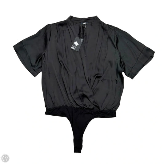 Blouse Short Sleeve By Paige In Black, Size: L
