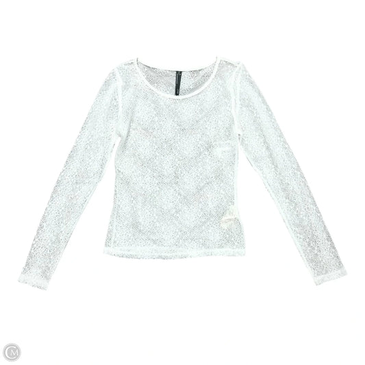 Top Long Sleeve By Anthropologie In White, Size: Xs