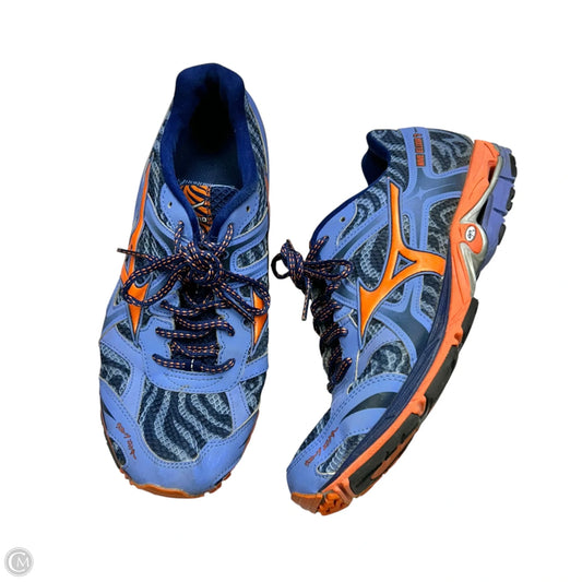 Shoes Athletic By Mizuno In Blue & Orange, Size: 10