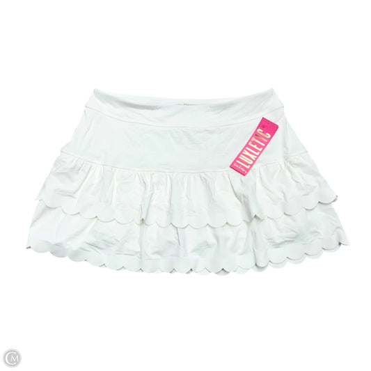 Skort Designer By Lilly Pulitzer In White, Size: M
