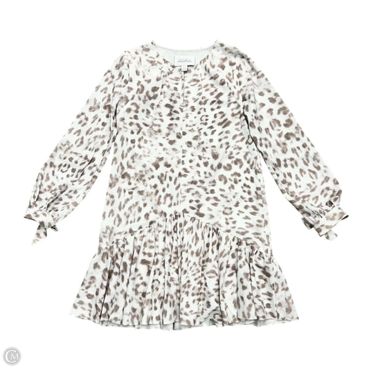 Dress Casual Midi By Mare Mare In Tan & White, Size: Xs