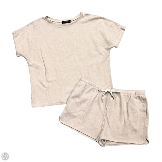 Shorts Set By Fashion In Tan, Size: Xl