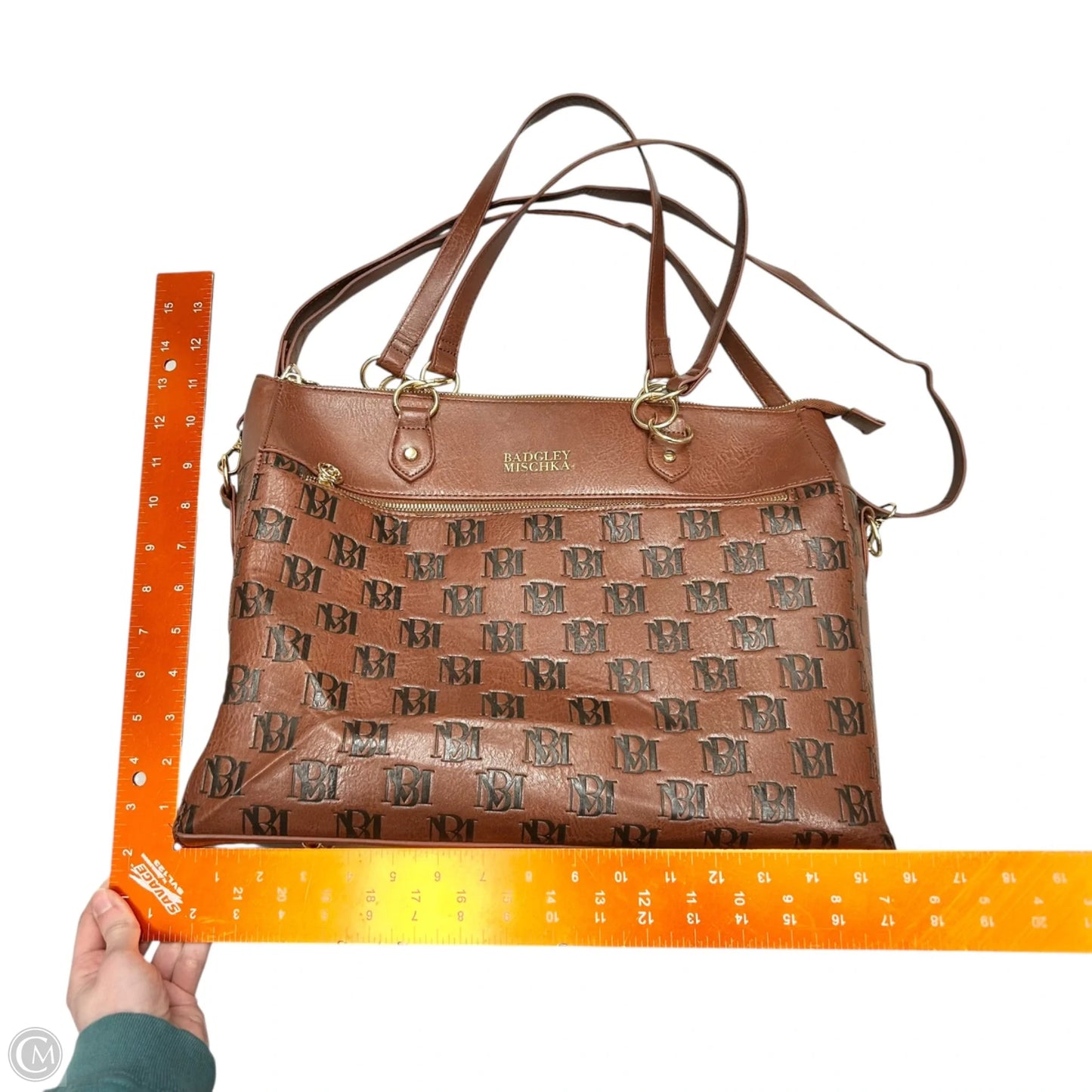 Handbag By Badgley Mischka, Size: Large