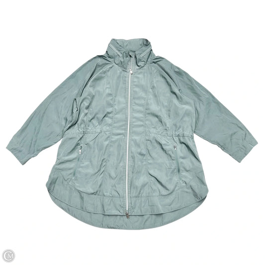 Athletic Jacket By Athleta In Blue, Size: 2x
