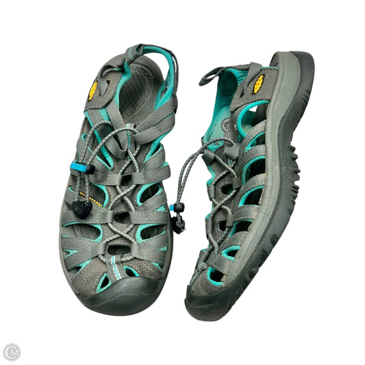 Sandals Sport By Keen In Blue & Grey, Size: 7