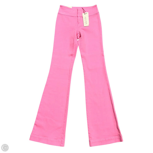 Jeans Designer By Alice + Olivia In Pink Denim, Size: 0