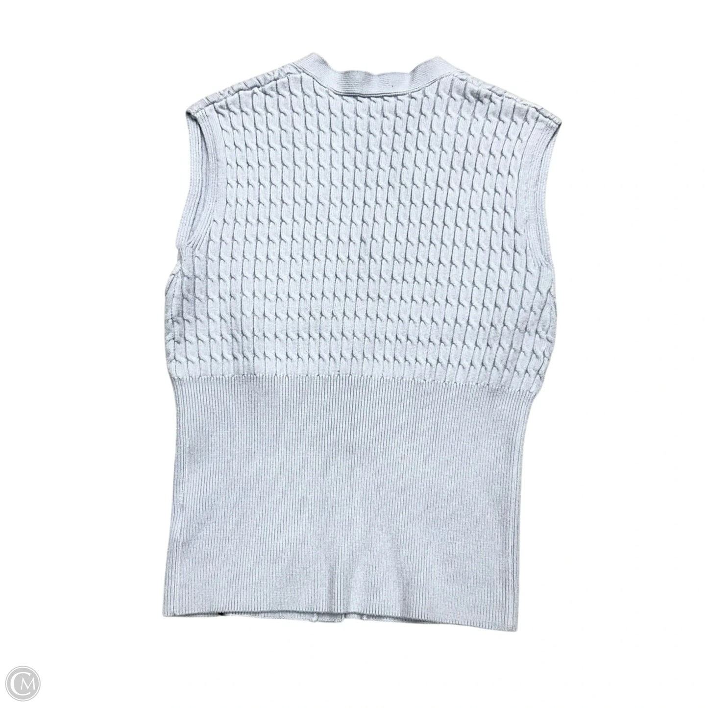 Sweater Sleeveless By Commense In Blue, Size: Xs