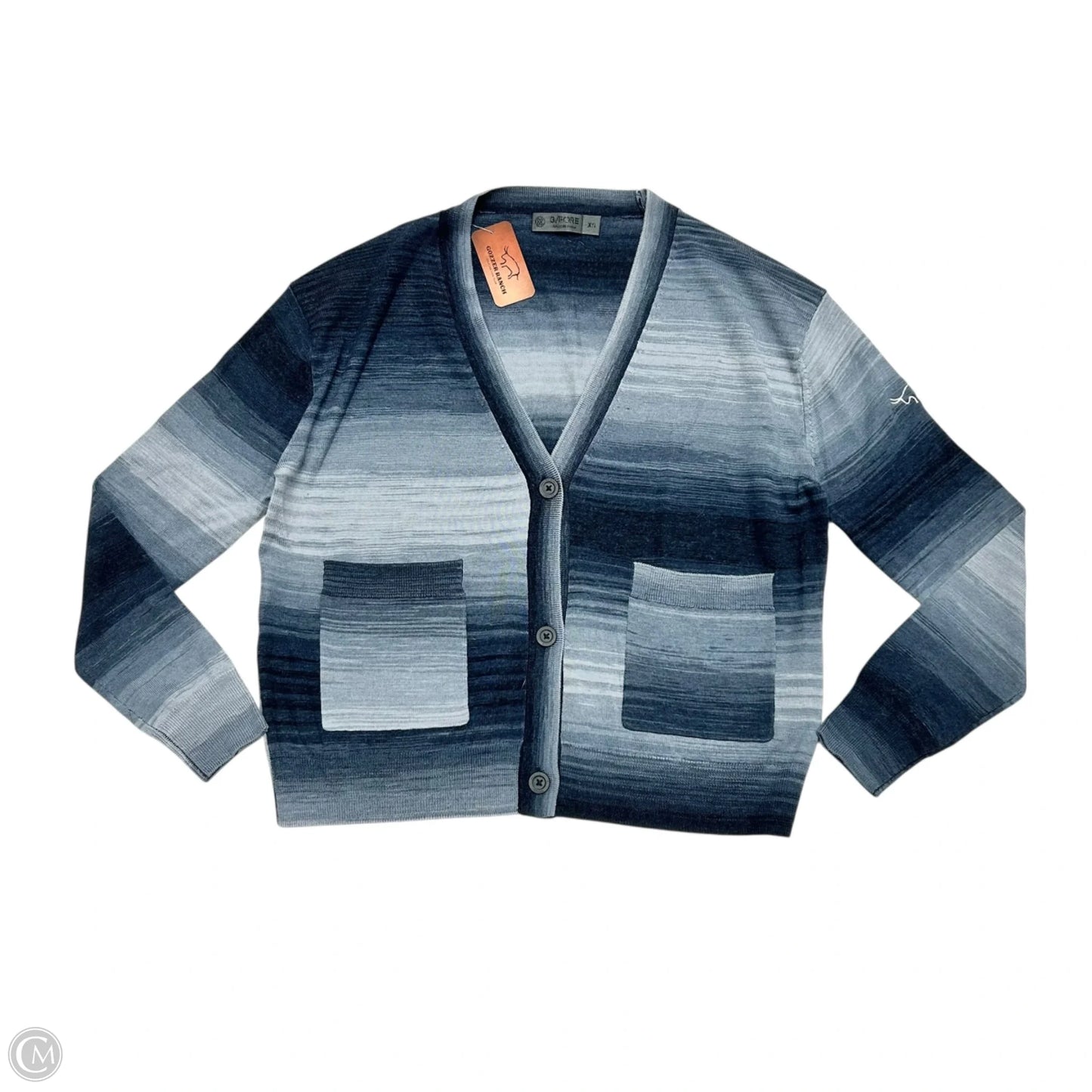 Cardigan By G Fore In Blue, Size: Xs