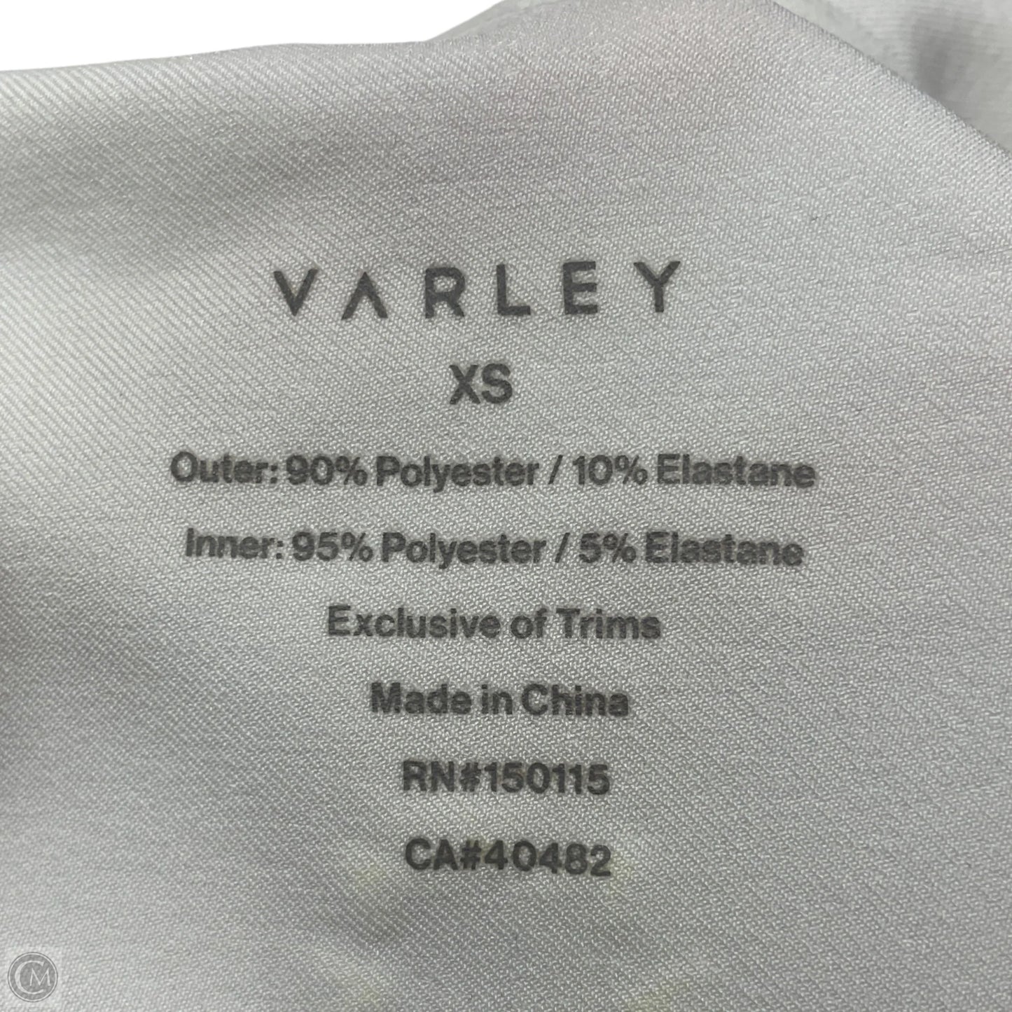 Dress Casual Short By Varley In White, Size: Xs