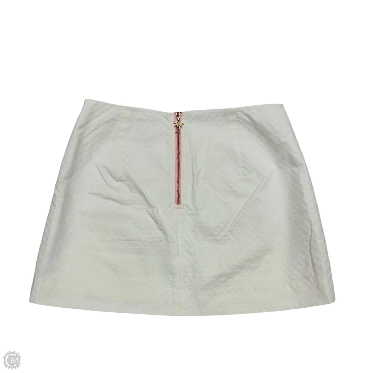 Skirt Designer By Lilly Pulitzer In Green & White, Size: 4