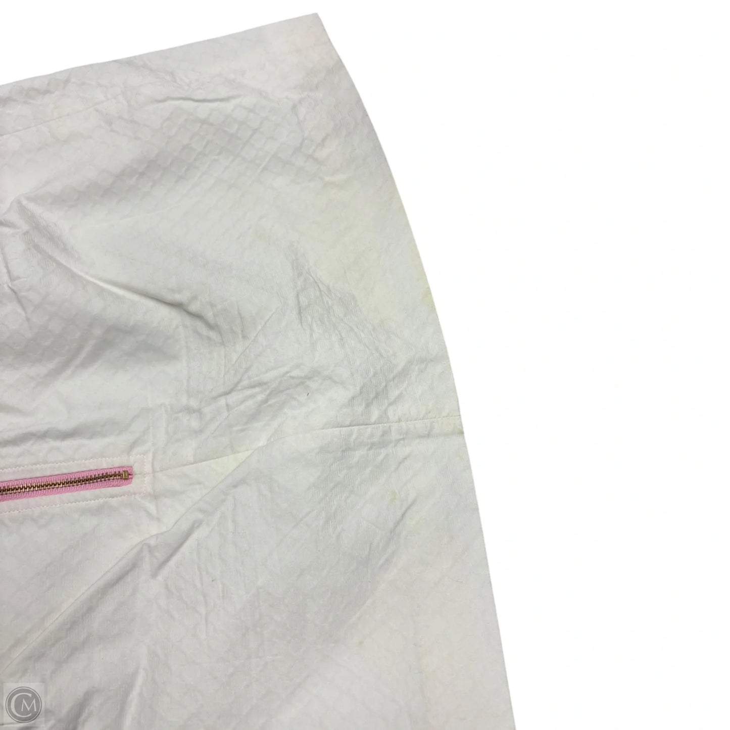 Skirt Designer By Lilly Pulitzer In Green & White, Size: 4