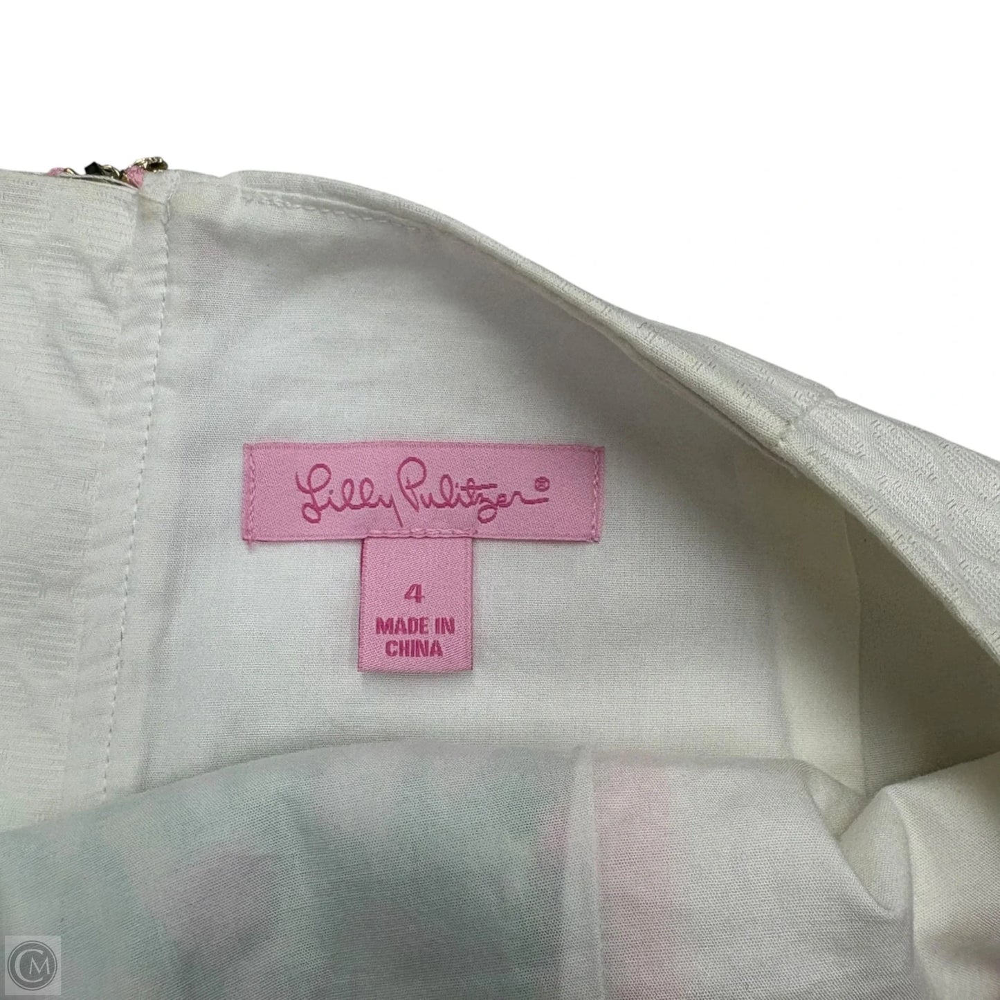 Skirt Designer By Lilly Pulitzer In Green & White, Size: 4