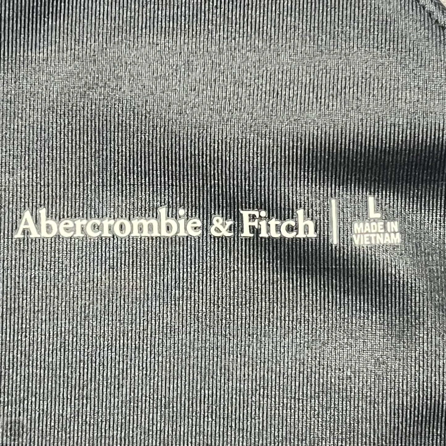 Athletic Bra By Abercrombie And Fitch In Black, Size: L
