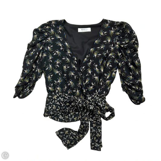 Blouse Short Sleeve By Bailey 44 In Black & White, Size: Xs