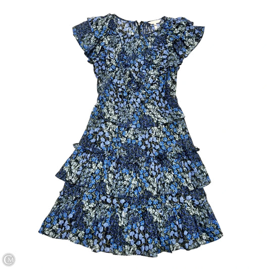 Dress Casual Short By Rebecca Taylor In Black & Blue, Size: Xs