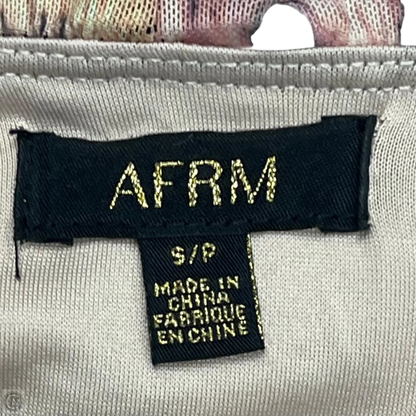 Dress Party Short By Afrm In Black & Tan, Size: S