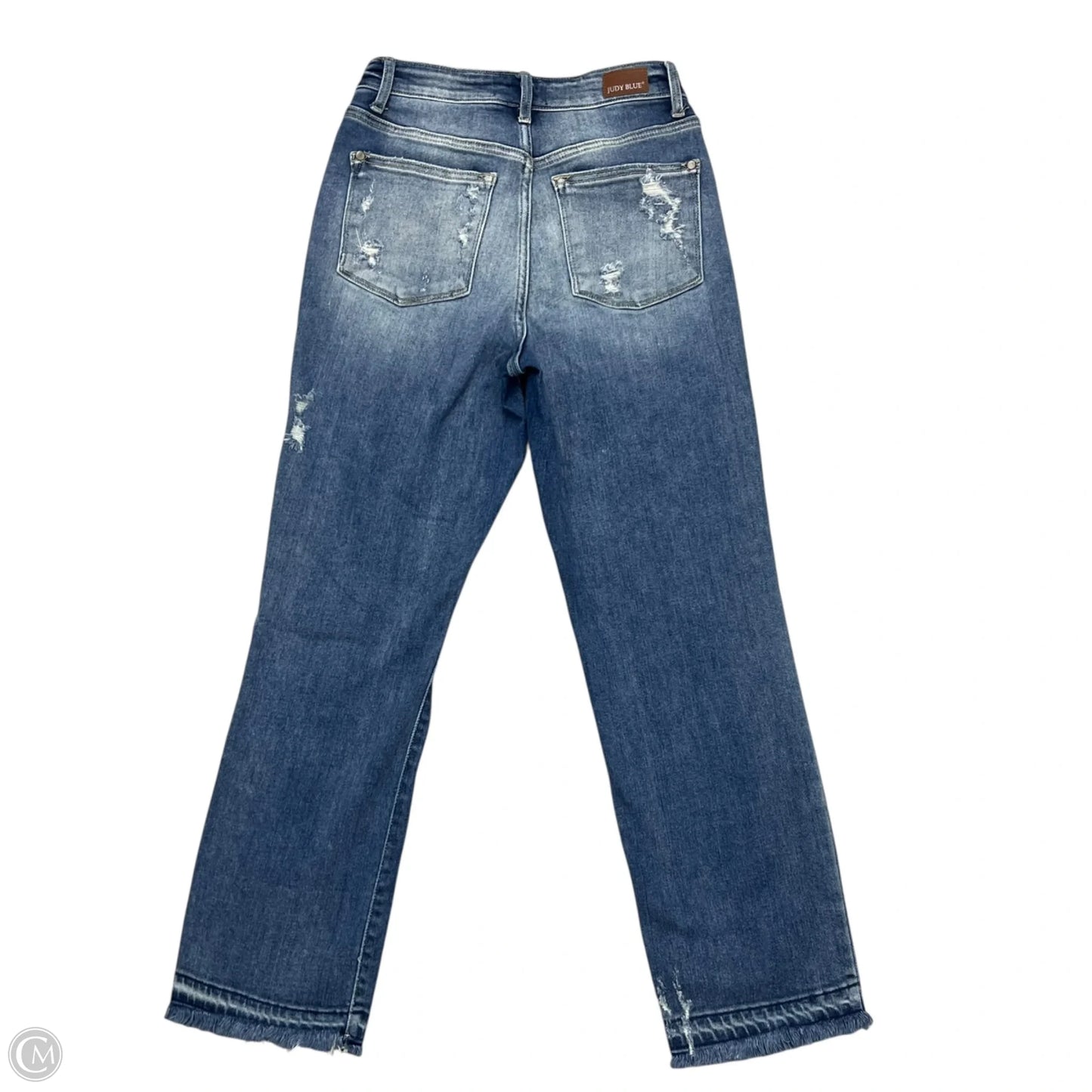 Jeans Straight By Judy Blue In Blue Denim, Size: 0