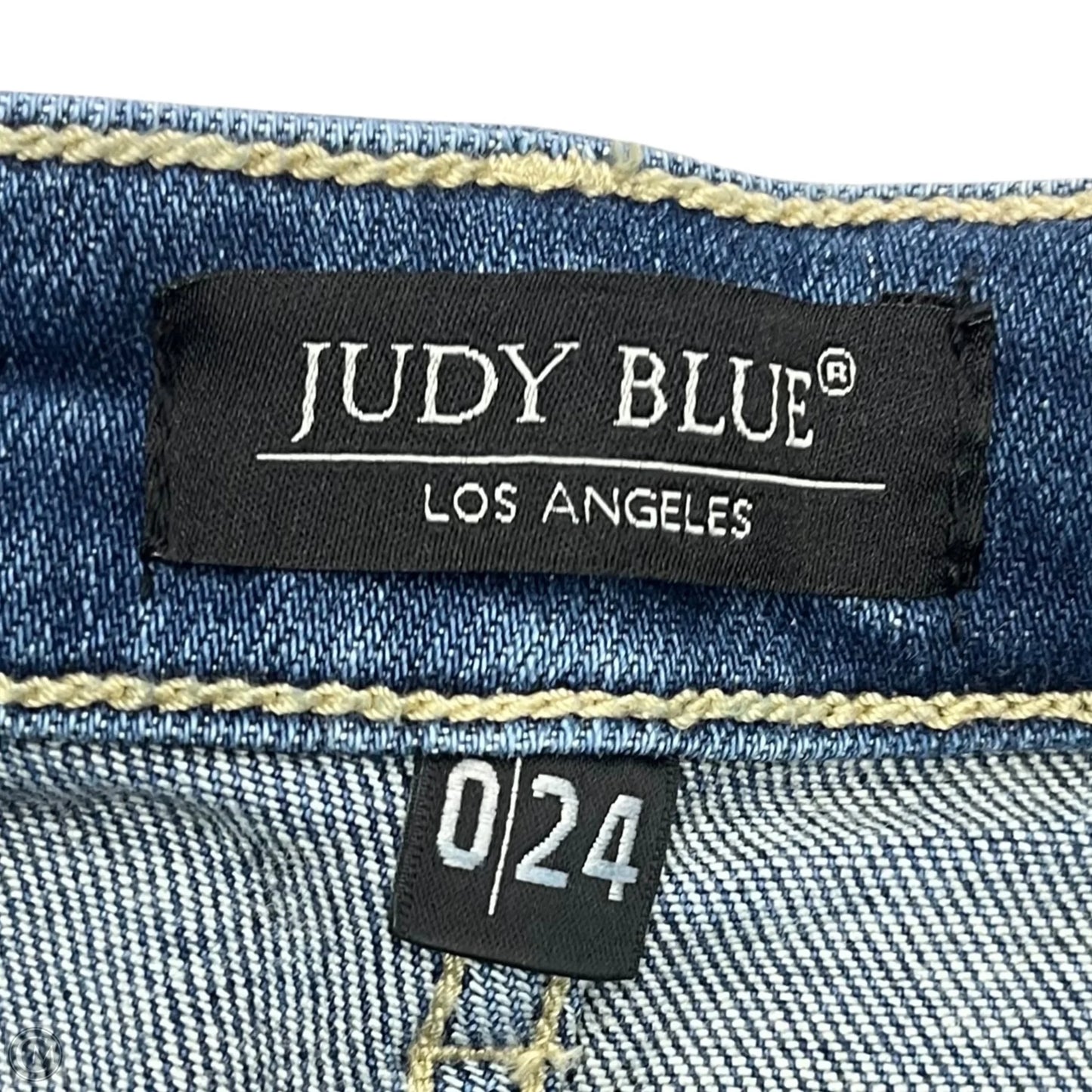 Jeans Straight By Judy Blue In Blue Denim, Size: 0
