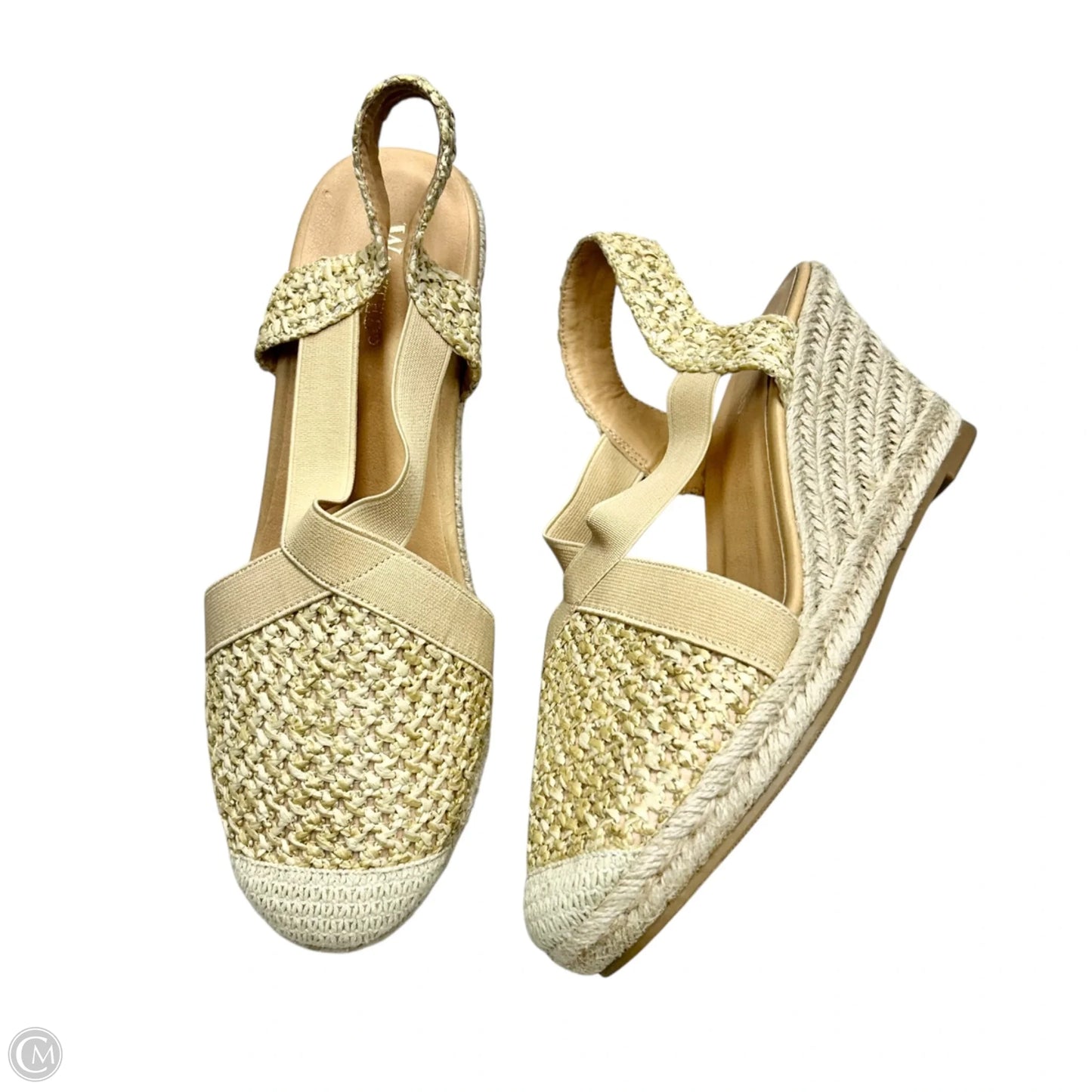 Shoes Heels Wedge By Wanted In Tan, Size: 8.5