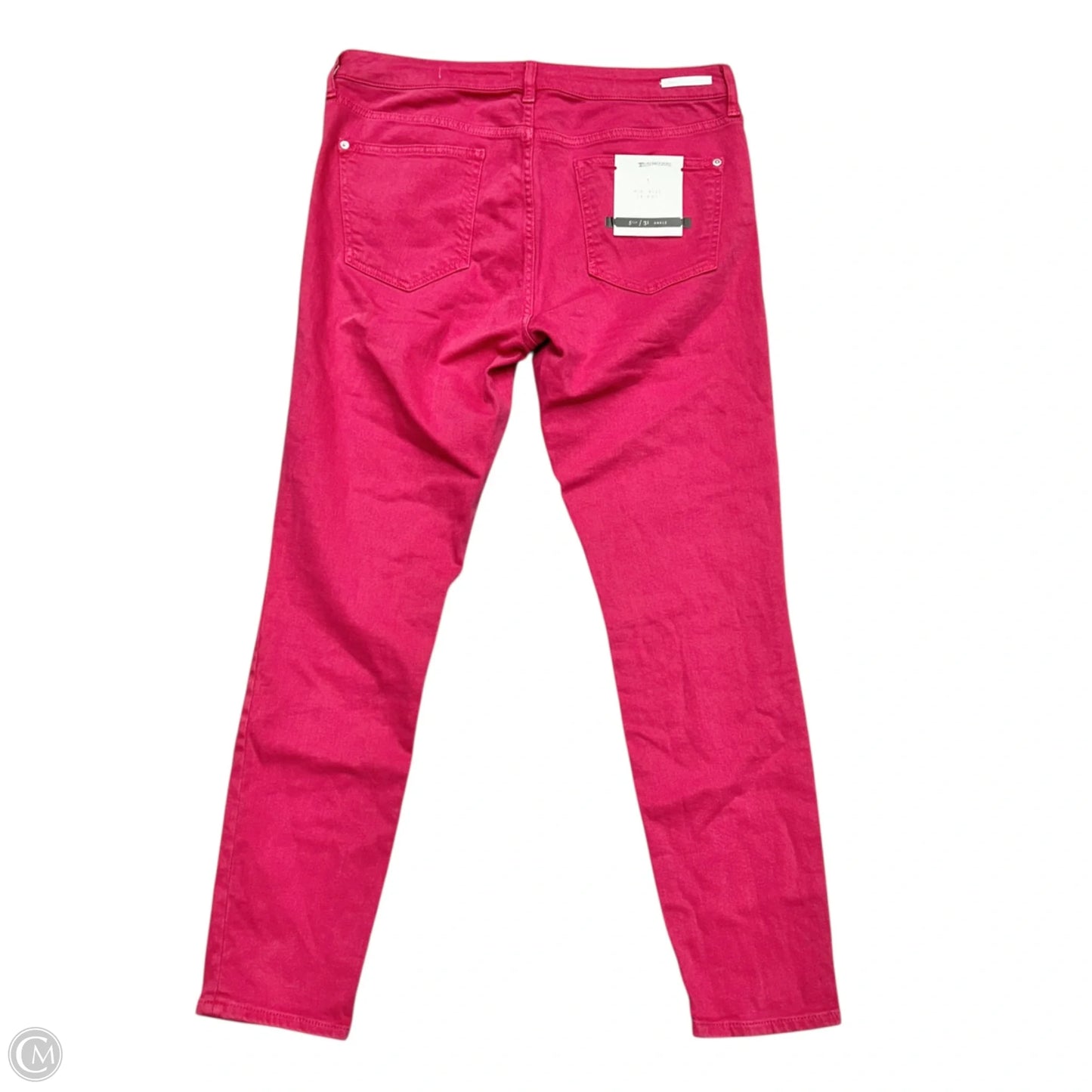 Jeans Skinny By Pilcro In Pink Denim, Size: 12
