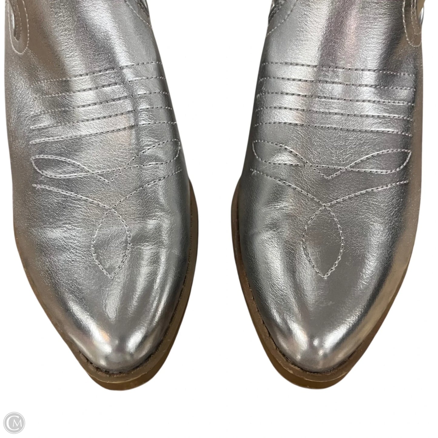 Boots Western By Dream Pairs In Silver, Size: 11