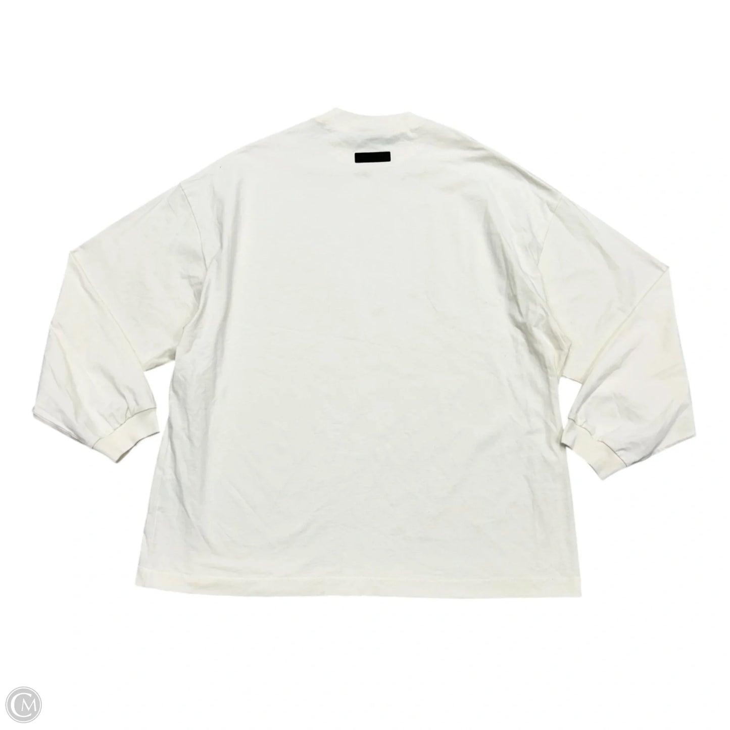 Top Long Sleeve By Essentials Fear Of God In Cream, Size: S