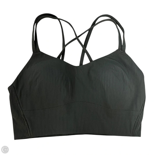 Athletic Bra By Lululemon In Green, Size: M