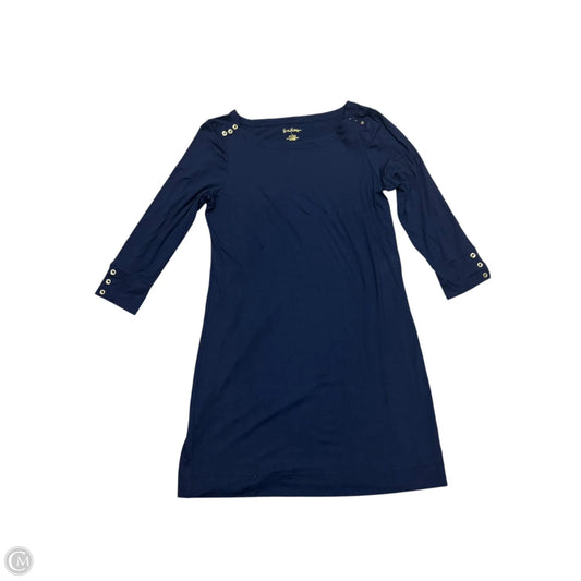 Dress Designer By Lilly Pulitzer In Navy, Size: L