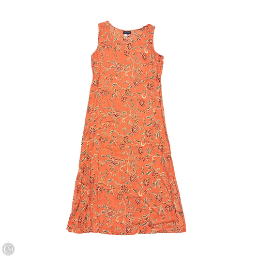 Dress Casual Maxi By Susan Gail In Peach, Size: L