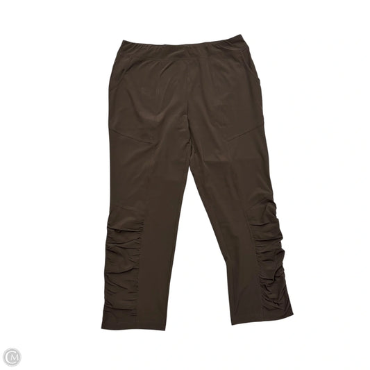 Athletic Pants By Chicos In Brown, Size: L