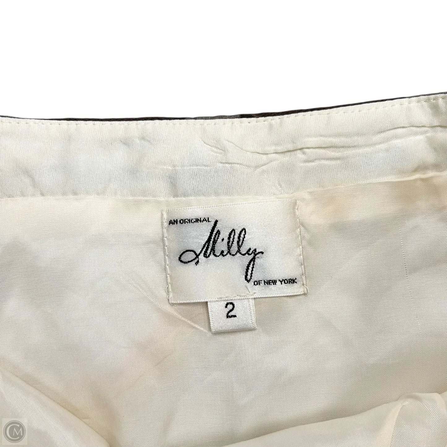 Skirt Designer By Milly In Brown, Size: 2
