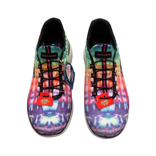 Shoes Athletic By Skechers In Rainbow Print, Size: 11