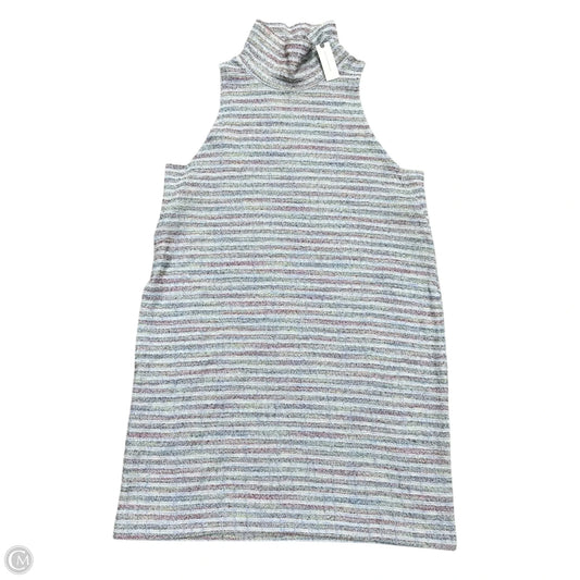 Dress Casual Short By Anthropologie In Blue & White, Size: L