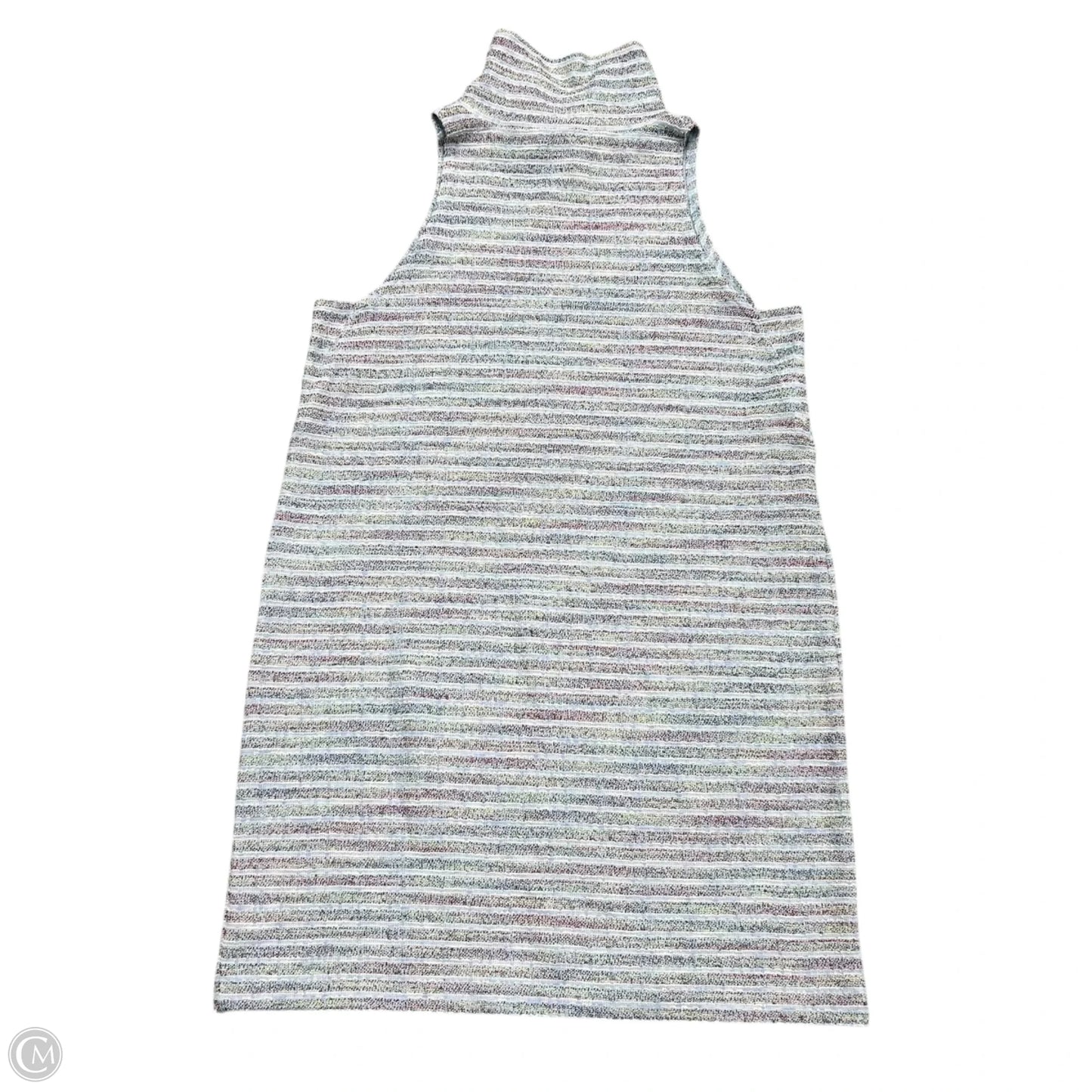 Dress Casual Short By Anthropologie In Blue & White, Size: L