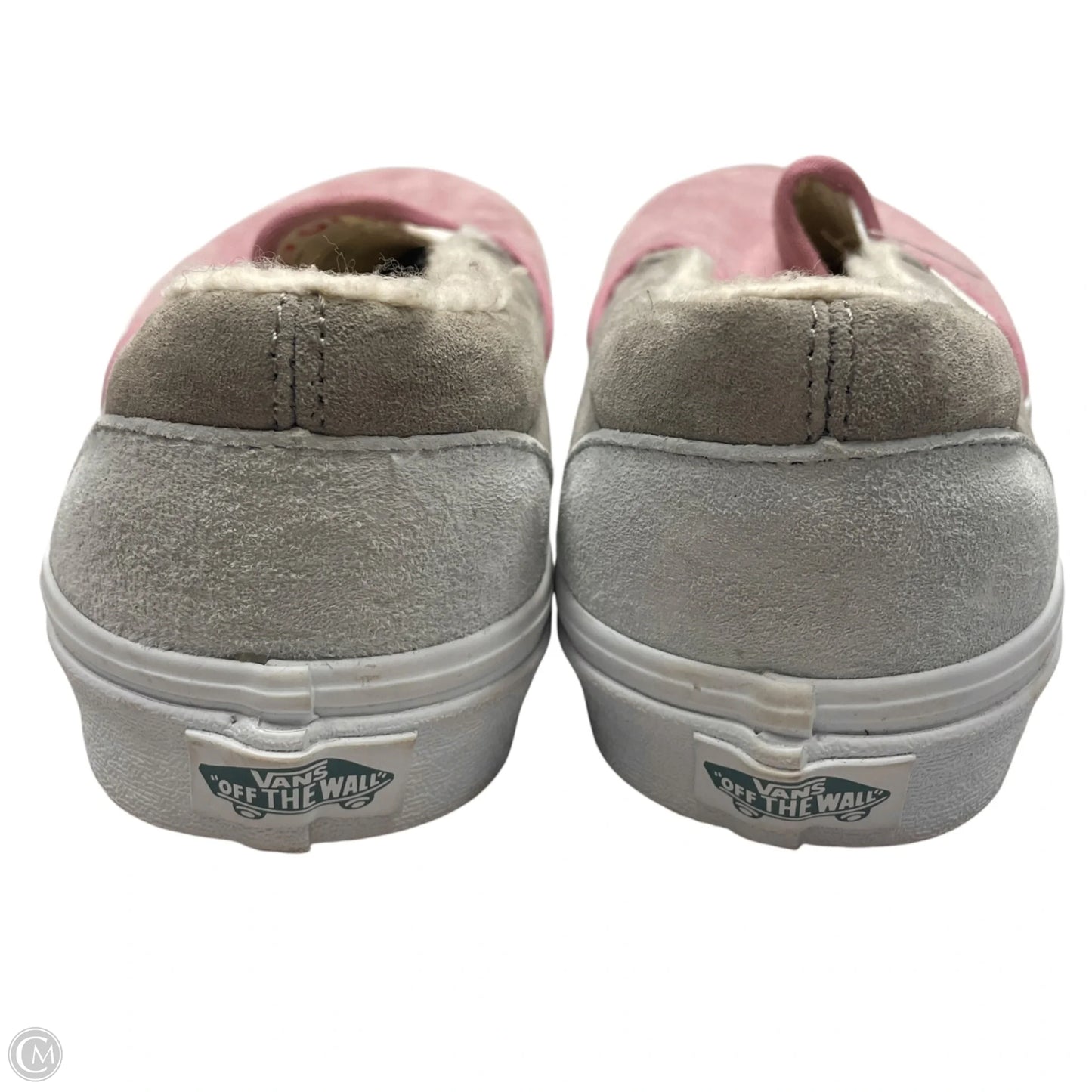 Shoes Sneakers By Vans In Grey & Pink, Size: 11