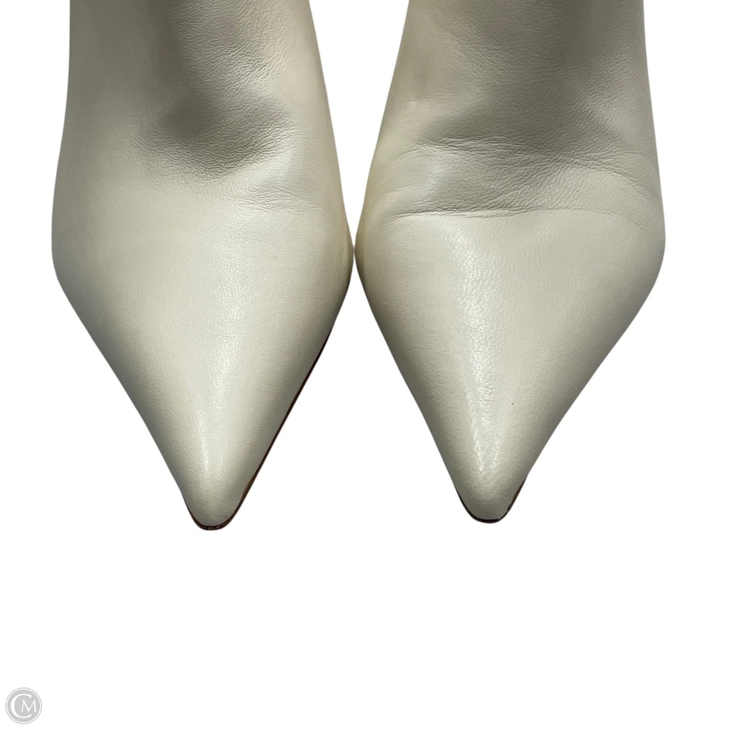 Boots Ankle Heels By Vince Camuto In Cream, Size: 8.5