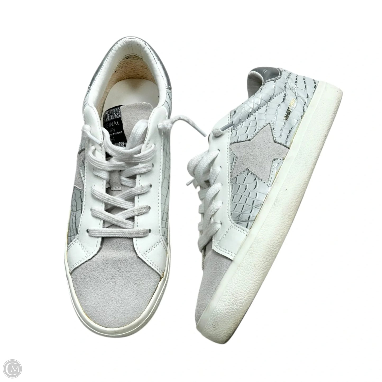 Shoes Sneakers By Vintage Havana In Grey & White, Size: 8.5
