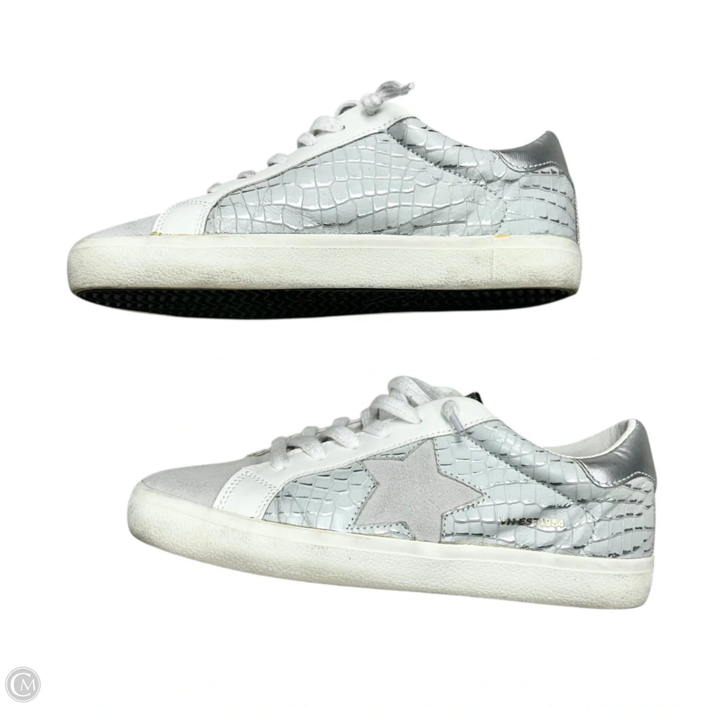 Shoes Sneakers By Vintage Havana In Grey & White, Size: 8.5