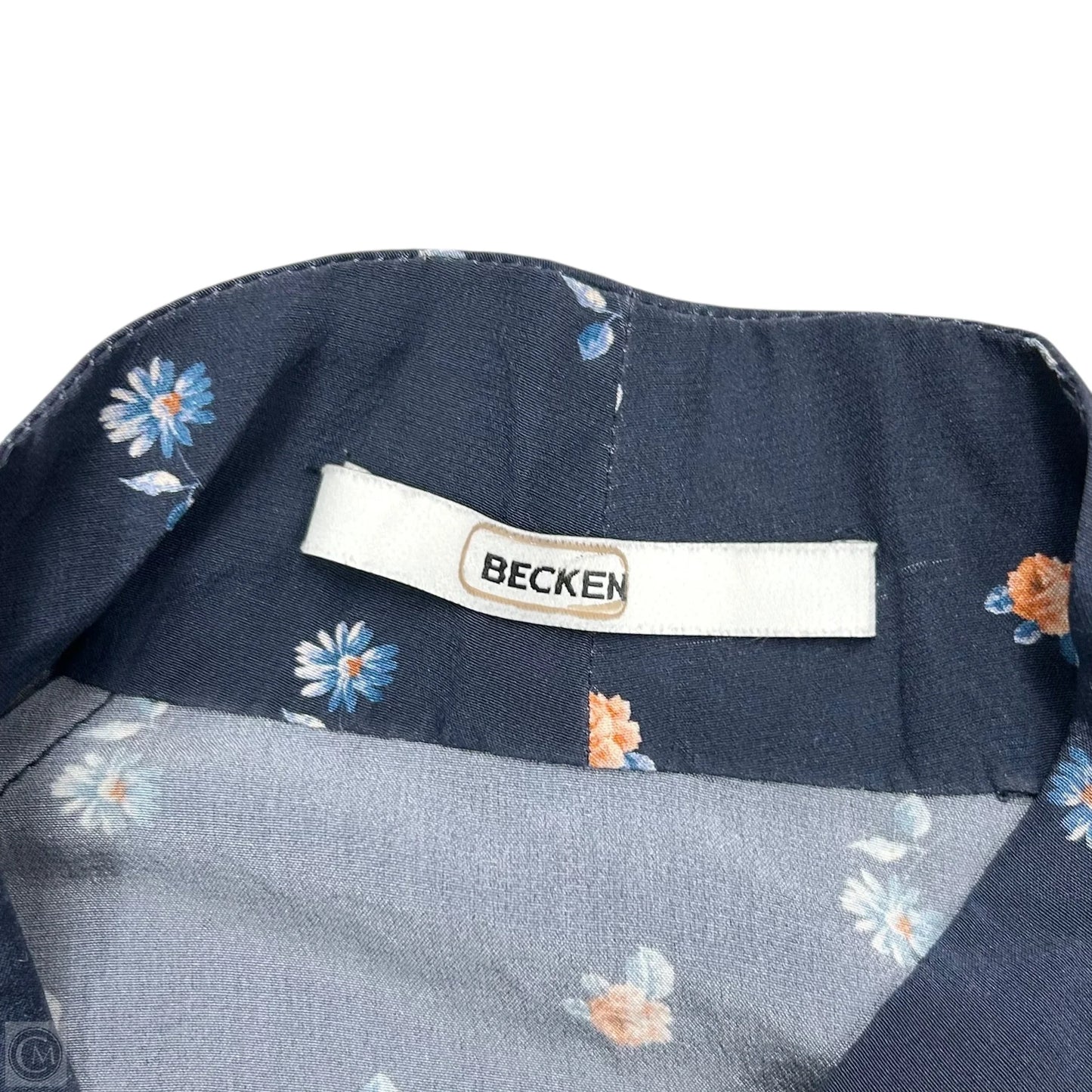 Dress Casual Short By Becken In Navy, Size: S