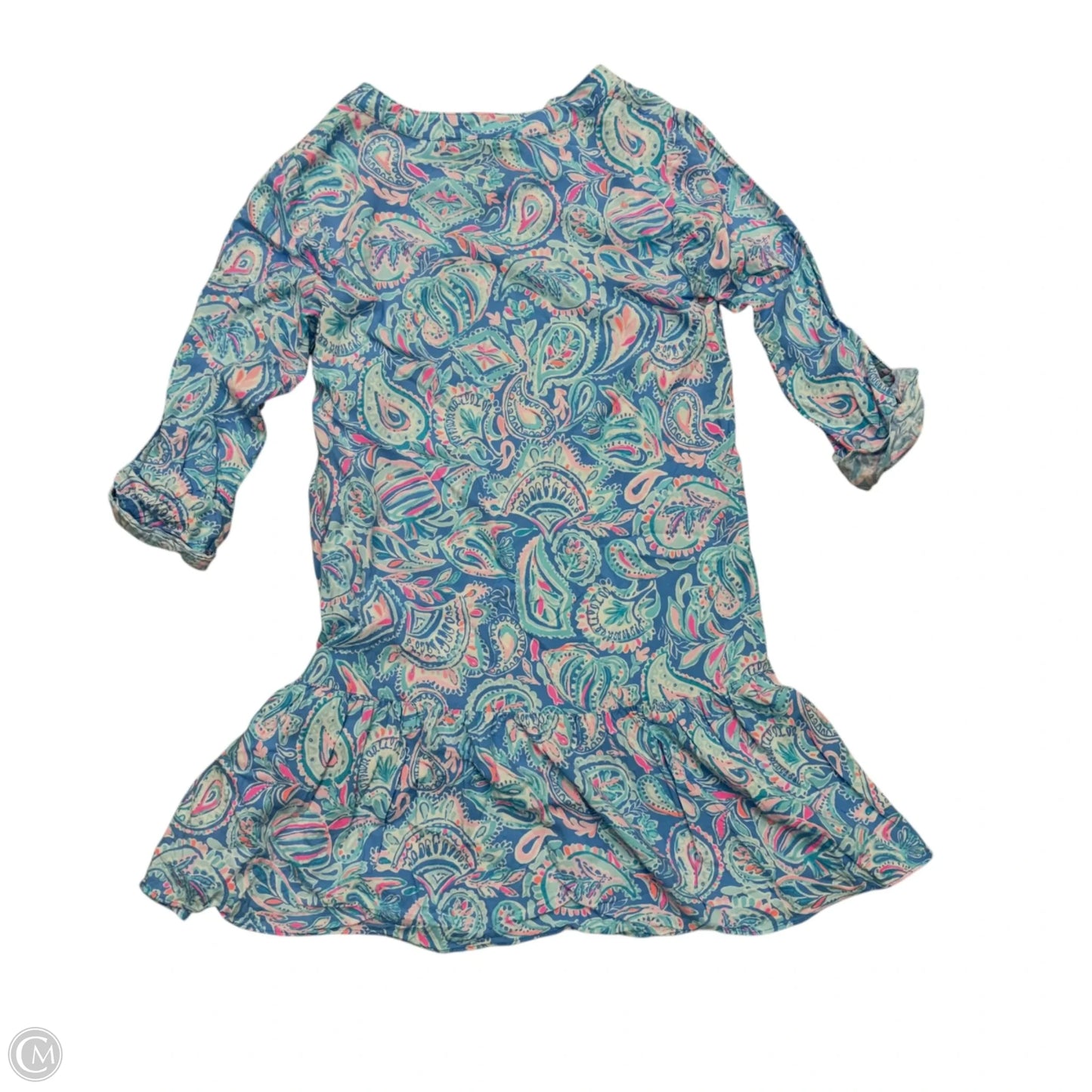 Dress Designer By Lilly Pulitzer In Blue & Pink, Size: M