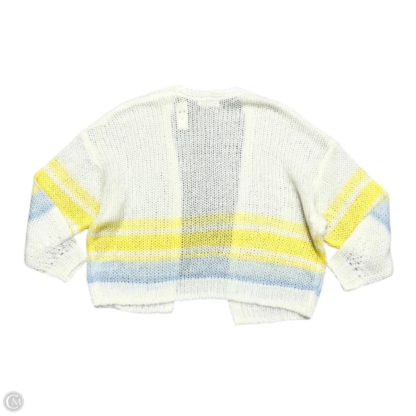 Sweater Cardigan By Anthropologie In Cream, Size: Xs